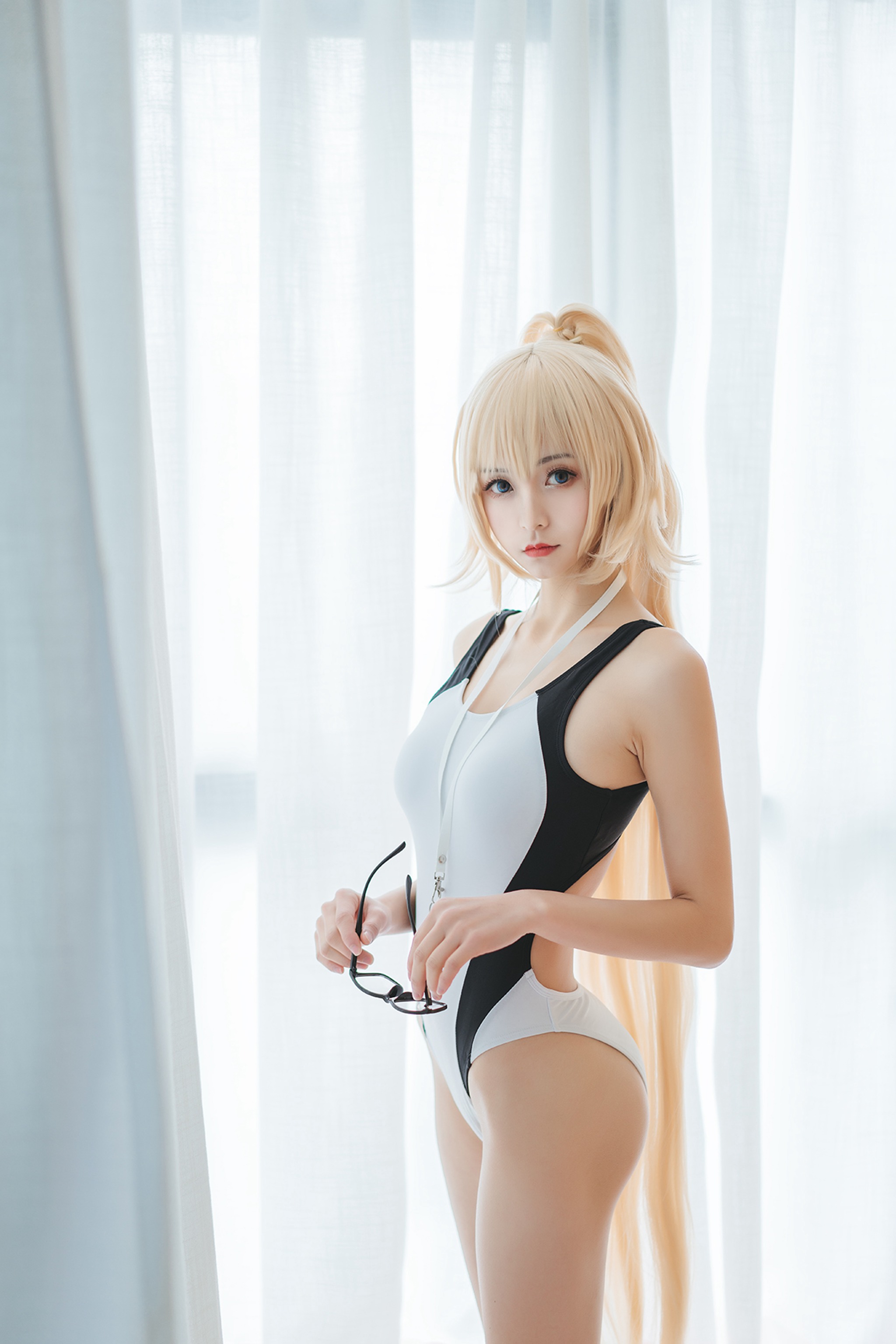 风之领域 - NO.165 黑白条纹泳装 [39P]-XikXak